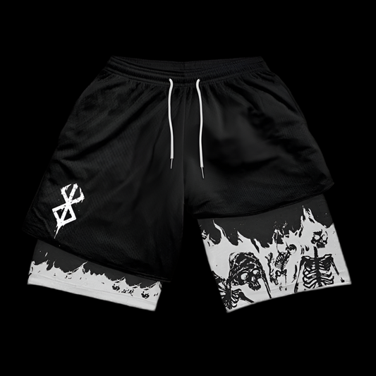 Berserk 2-in-1 Compression Shorts