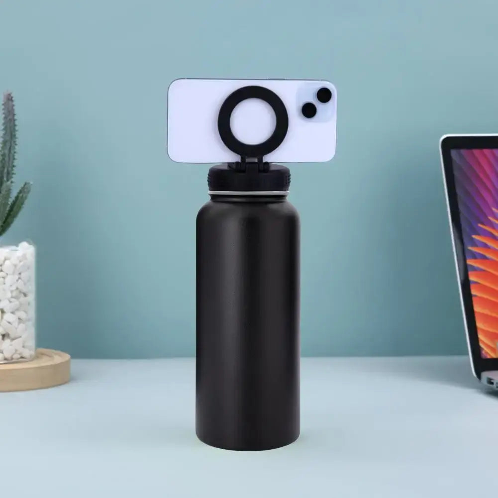 Insulated Bottle With Magnetic Phone Mount