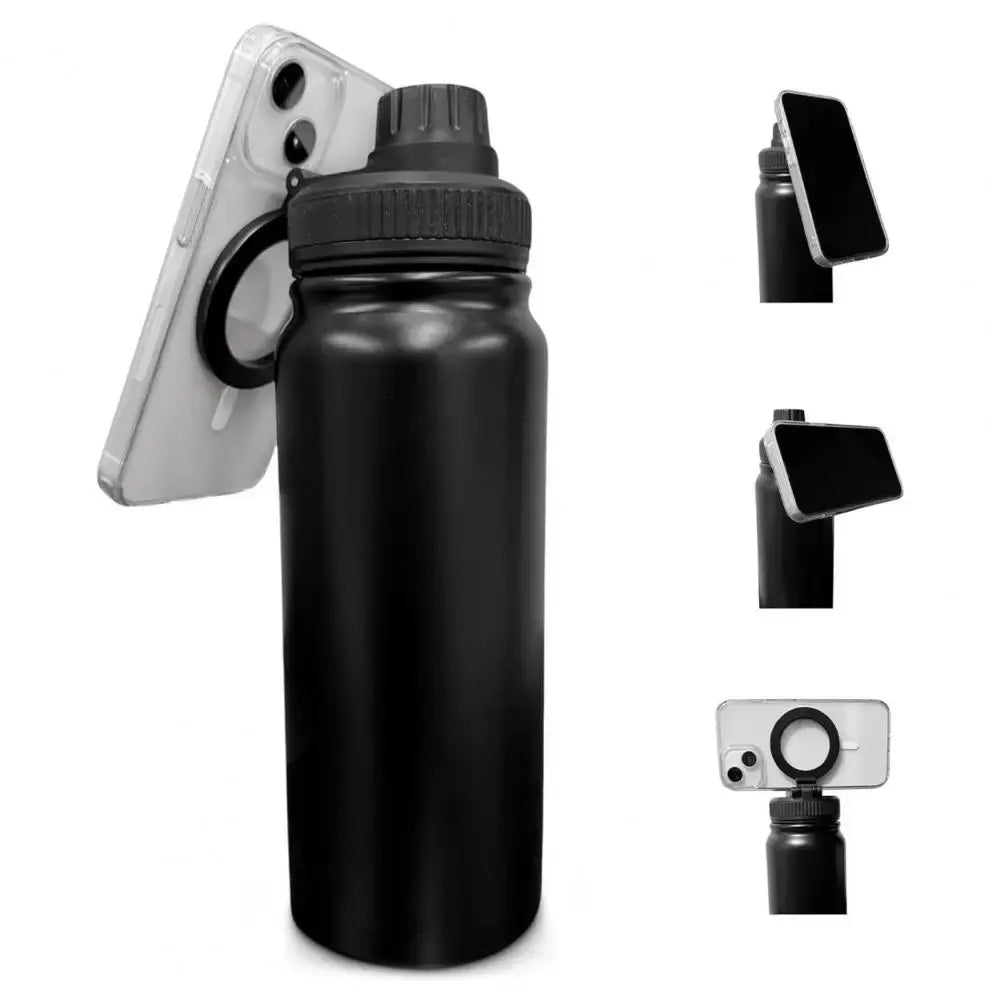 Insulated Bottle With Magnetic Phone Mount