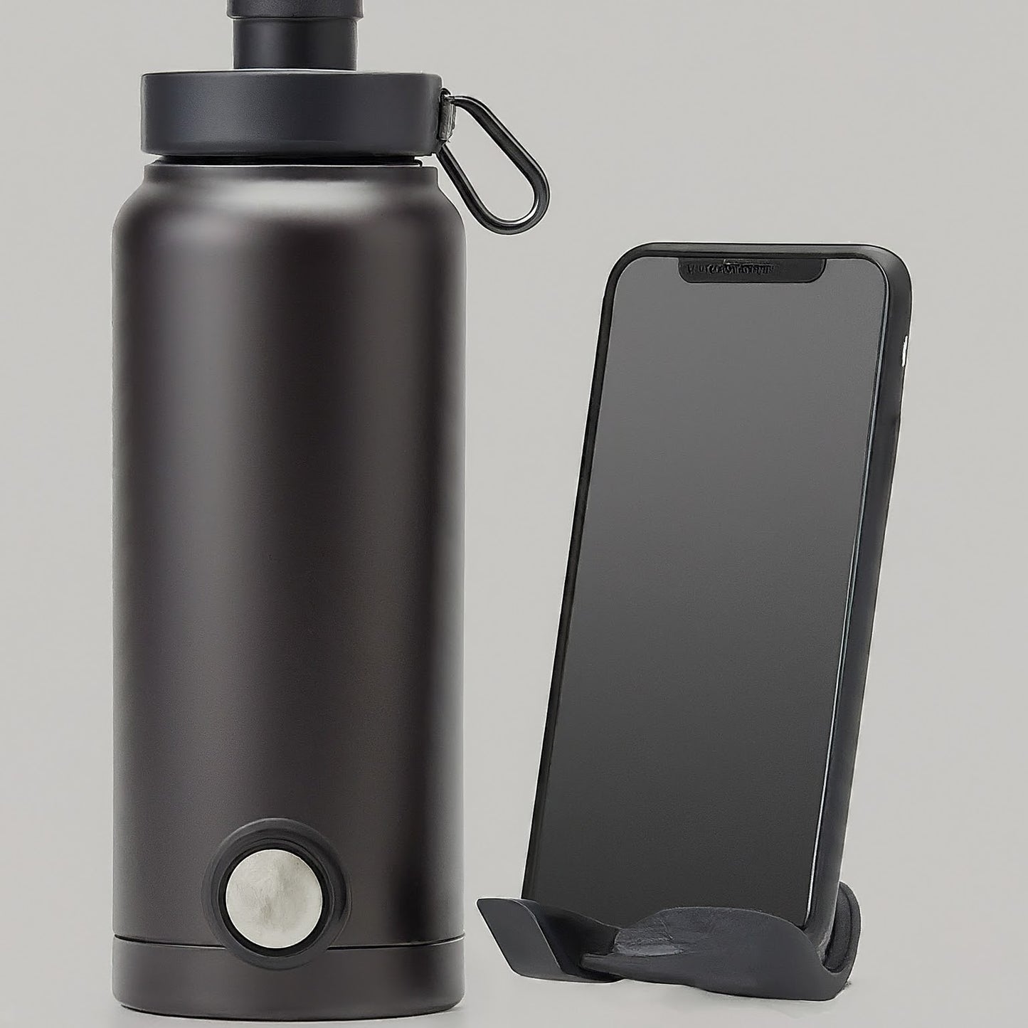 Insulated Bottle With Magnetic Phone Mount